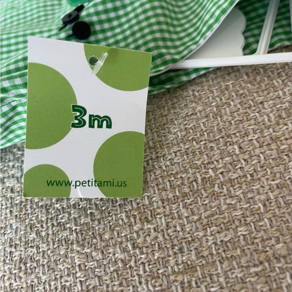 Baby Smocked watermelon Jon Jon NWT size 3 months - Picture 2 of 2